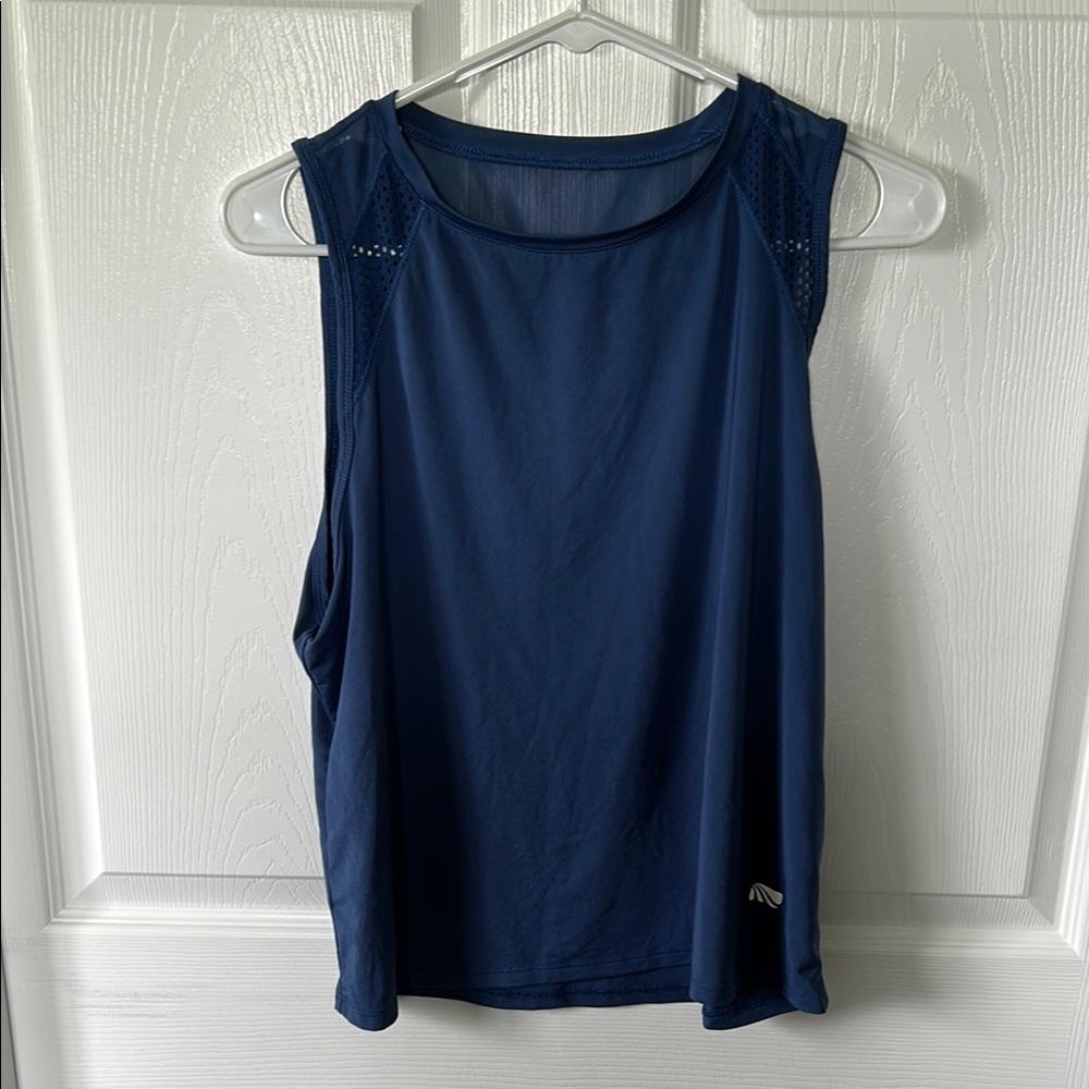Marika Blue Relaxed Muscle Tee